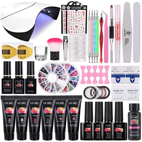 nail art kits 30ml poly uv gel extension set builder rhinestones polish led lamp tool
nail art kits 30ml poly uv gel extension set builder rhinestones polish led lamp tool