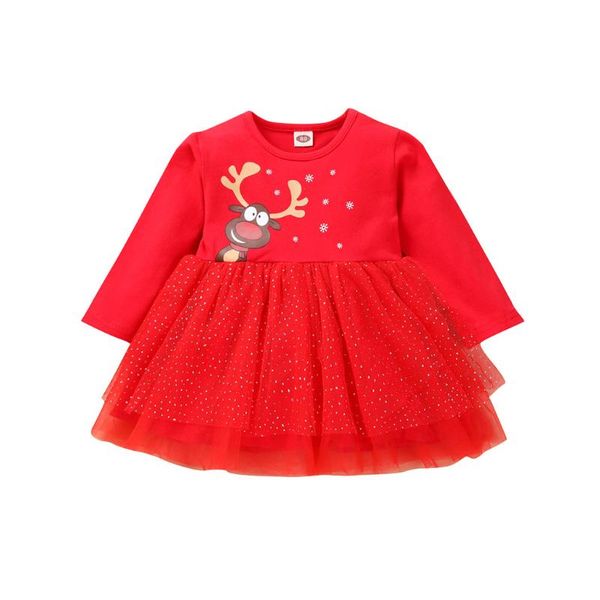 girl's dresses 2021 baby girl clothes dress born youth teen long sleeve christmas day cartoon deer tulle vestidos, Red;yellow
girl's dresses 2021 baby girl clothes dress born youth teen long sleeve christmas day cartoon deer tulle vestidos, Red;yellow