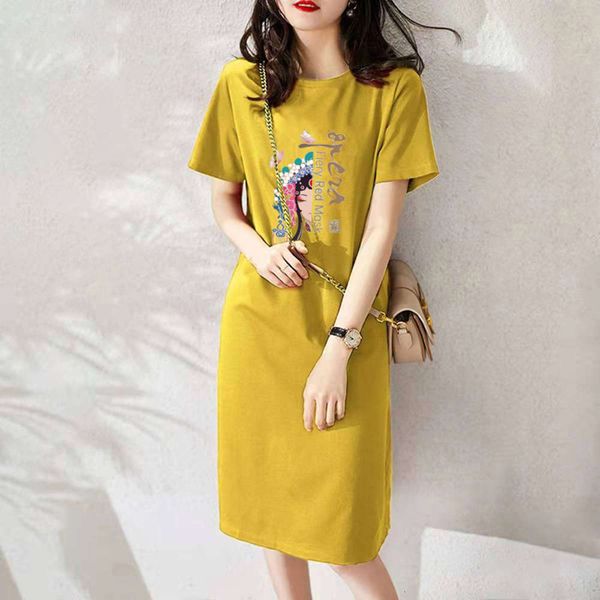 casual dress cotton printed t-shirt skirt children's summer loose thin medium long casual round neck short sleeve dress, Black;gray
casual dress cotton printed t-shirt skirt children's summer loose thin medium long casual round neck short sleeve dress, Black;gray