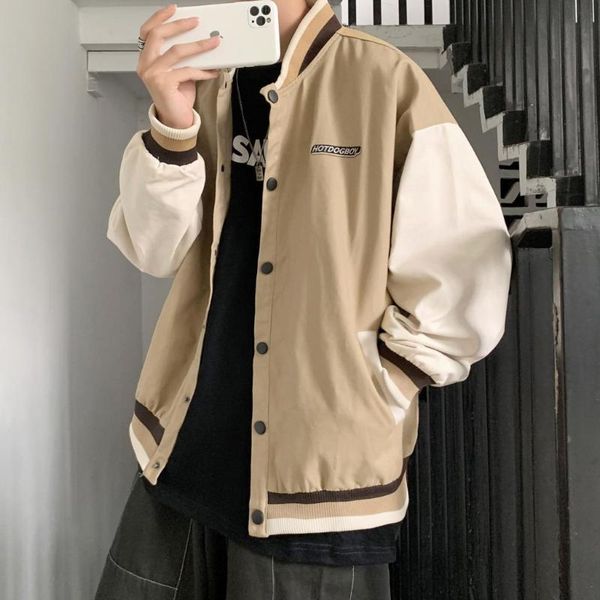 men's jackets men coat 2021 autumn bomber jacket streetwear casual sweatshirt tracksuit hip hop brand coats chaqueta de hombre, Black;brown
men's jackets men coat 2021 autumn bomber jacket streetwear casual sweatshirt tracksuit hip hop brand coats chaqueta de hombre, Black;brown