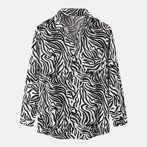 men's casual shirts design plus size fashion corduroy pinto print shirt long sleeve turn-down collar spring autumn accessories, White;black
men's casual shirts design plus size fashion corduroy pinto print shirt long sleeve turn-down collar spring autumn accessories, White;black