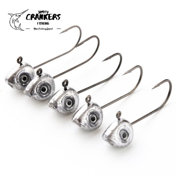 crankers 10pcs/lot exposed lead jig head 0.5g 1g 2g 3g 4g 5g hook baits fishing hooks jigging accessorie
crankers 10pcs/lot exposed lead jig head 0.5g 1g 2g 3g 4g 5g hook baits fishing hooks jigging accessorie