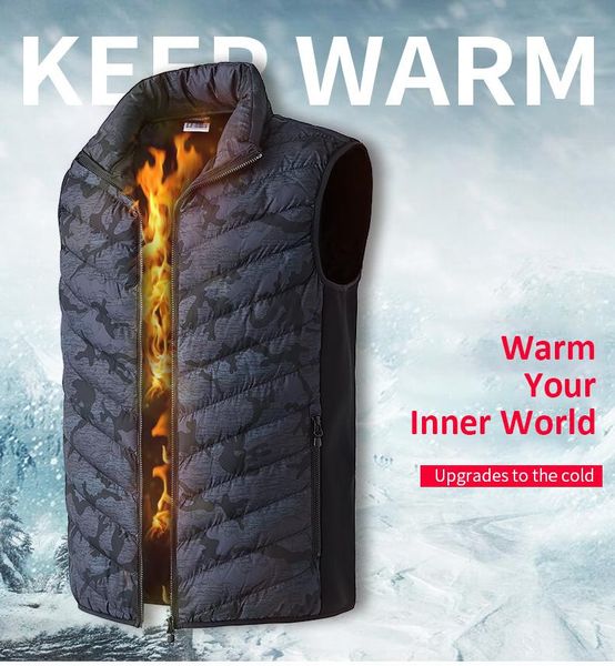 men's vests outdoor usb charging electric heated vest warm clothing keep accessories heating waistcoat -6xl, Black;white
men's vests outdoor usb charging electric heated vest warm clothing keep accessories heating waistcoat -6xl, Black;white
