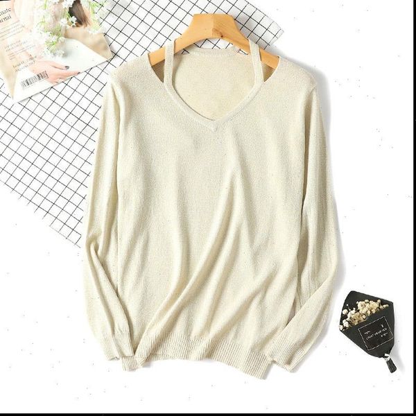 shiny lurex knit pullover women sweater hollow winter pullovers shoulder strap jumper pull, White;black
shiny lurex knit pullover women sweater hollow winter pullovers shoulder strap jumper pull, White;black