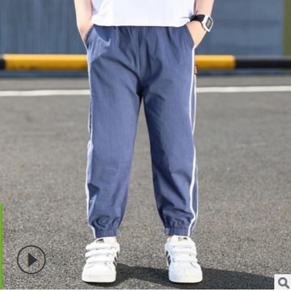 boys ankle-length pant 2021 cool spring/summer children's trousers child clothing active pants striped 2 colors size4-14 ly067, Blue
boys ankle-length pant 2021 cool spring/summer children's trousers child clothing active pants striped 2 colors size4-14 ly067, Blue