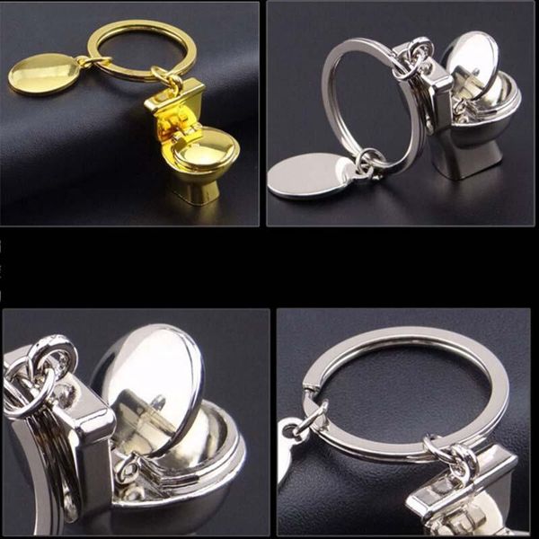 keychains 2pcs selling creative metal toilet key ring trinket holder fashion crafts gift car chain bag pendant, Silver
keychains 2pcs selling creative metal toilet key ring trinket holder fashion crafts gift car chain bag pendant, Silver