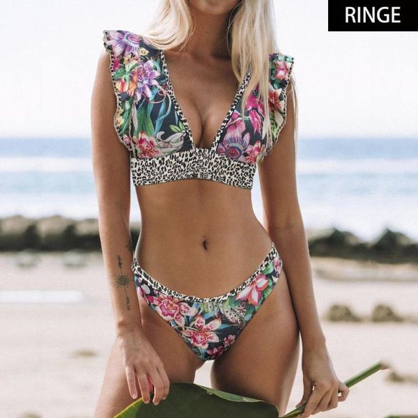 women's swimwear scalloped animal print female swimsuit high waist bikini women two-pieces set bather bathing suit swim, White;black
women's swimwear scalloped animal print female swimsuit high waist bikini women two-pieces set bather bathing suit swim, White;black