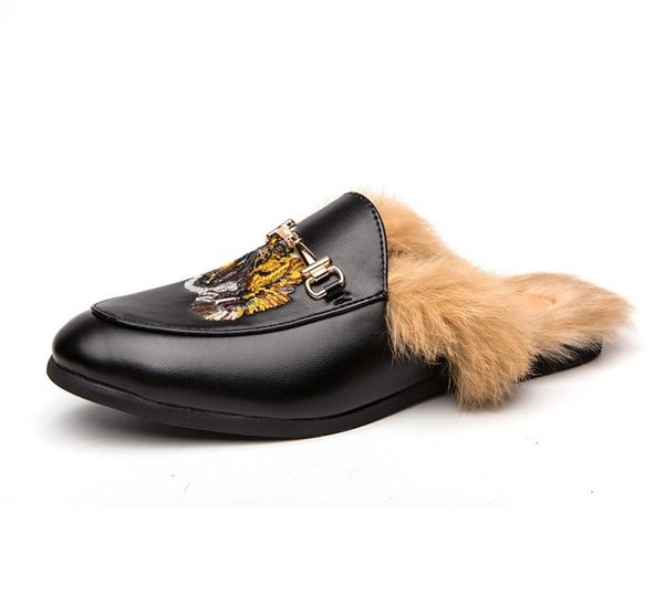 leather slippers for men fashion luxurys sandals bow loafers black mules summer designer casual shoes round toe gents men's flats big s
leather slippers for men fashion luxurys sandals bow loafers black mules summer designer casual shoes round toe gents men's flats big s
