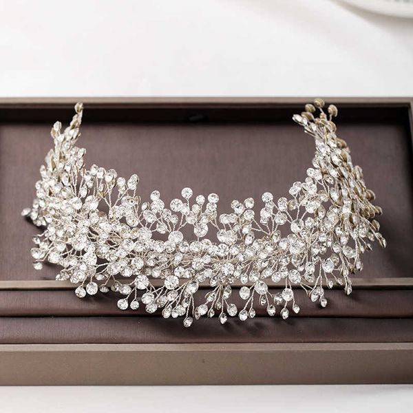 slbridal luxury handmade flexible crystal s bridal tiara headband wedding hair accessories bridesmaid jewelry 210616, Slivery;golden
slbridal luxury handmade flexible crystal s bridal tiara headband wedding hair accessories bridesmaid jewelry 210616, Slivery;golden
