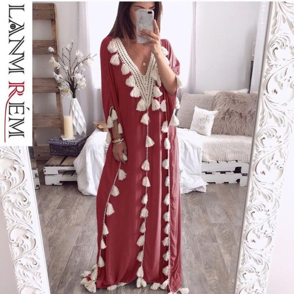 fashion spring summer bohemian longuette for women national style tassels loose large size v collar three quarter dresses yh591 casual, Black;gray
fashion spring summer bohemian longuette for women national style tassels loose large size v collar three quarter dresses yh591 casual, Black;gray