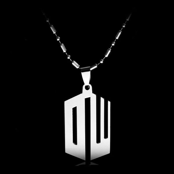 2pcs silver doctor who symbol pendant stainless steel necklace 23" beads chain gifts
2pcs silver doctor who symbol pendant stainless steel necklace 23" beads chain gifts