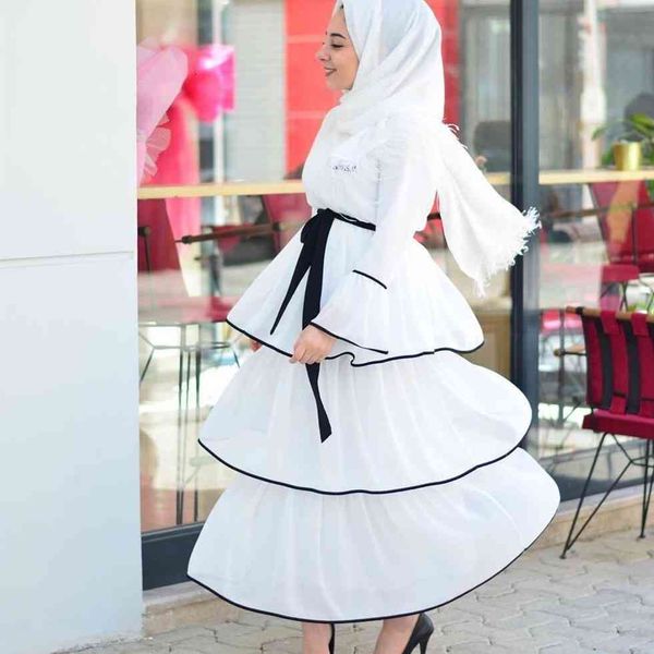 wepbel women muslim abaya dress arabic ruffles fashion full sleeve casual ladies islamic long maxi dresses 200928, Black;gray
wepbel women muslim abaya dress arabic ruffles fashion full sleeve casual ladies islamic long maxi dresses 200928, Black;gray