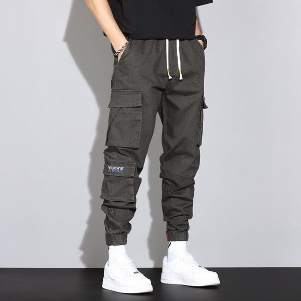men's pants 2021 spring tooling casual korean fashion loose oversize leggings wear, Black
men's pants 2021 spring tooling casual korean fashion loose oversize leggings wear, Black