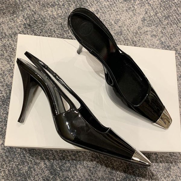 dress shoes 9cm metal square toe super high heels sandals concise design black patent leather pumps office runway party women
dress shoes 9cm metal square toe super high heels sandals concise design black patent leather pumps office runway party women