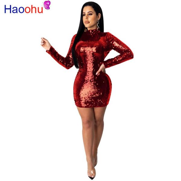 casual dresses backless sequin dress women long sleeve bodycon party club night elegant turtleneck glitter wrap mini vestidos, Black;gray
casual dresses backless sequin dress women long sleeve bodycon party club night elegant turtleneck glitter wrap mini vestidos, Black;gray