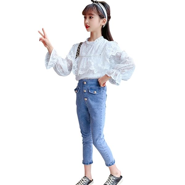 teen girls clothing lace blouse + jeans spring autumn girl set casual style school tracksuit kids 6 8 10 12 14 210528, White
teen girls clothing lace blouse + jeans spring autumn girl set casual style school tracksuit kids 6 8 10 12 14 210528, White
