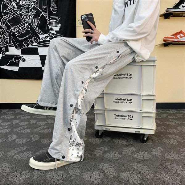 men's pants hong kong style pants, loose nine point sportswear strappy legs, wide-leg fashion, Black
men's pants hong kong style pants, loose nine point sportswear strappy legs, wide-leg fashion, Black