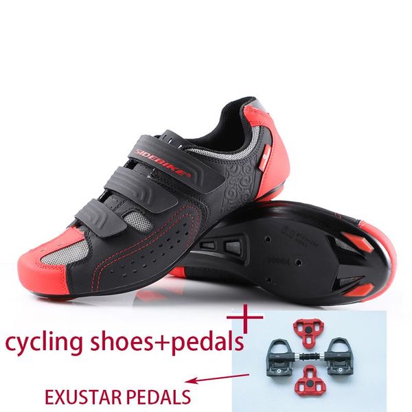 road cycling shoes sneaker and exustar pedals black red professional mountain bike breathable bicycle racing self-locking footwear
road cycling shoes sneaker and exustar pedals black red professional mountain bike breathable bicycle racing self-locking footwear