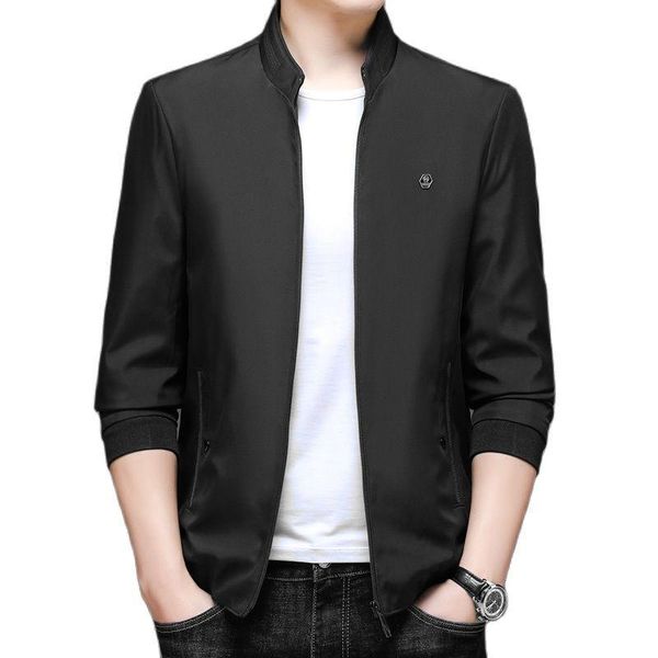 men's jackets summer 2021 four seasons jacket slim version solid color zipper door control pocket decoration comfortable, Black;brown
men's jackets summer 2021 four seasons jacket slim version solid color zipper door control pocket decoration comfortable, Black;brown