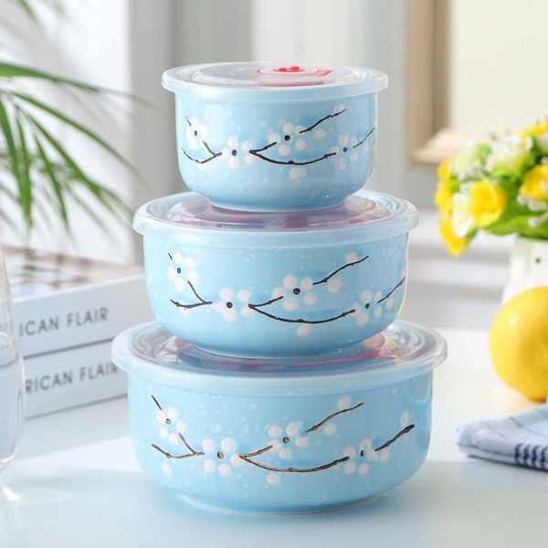 bowls ceramic fresh-keeping box bowl lunch sealed refrigerator storage microwave oven
bowls ceramic fresh-keeping box bowl lunch sealed refrigerator storage microwave oven