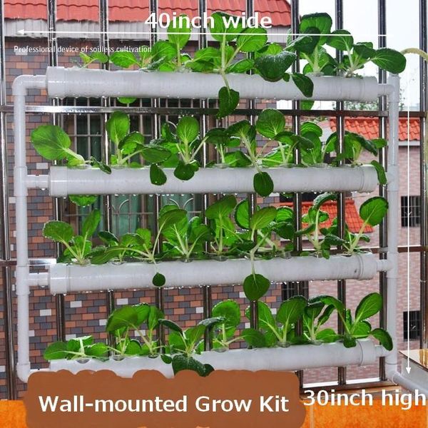 planters & pots wall-mounted home garden planting site hydroponic grow kit 36 holes veranda with 220v/110v water pump
planters & pots wall-mounted home garden planting site hydroponic grow kit 36 holes veranda with 220v/110v water pump