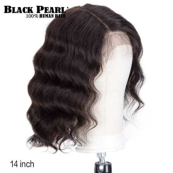black pearl short human hair wigs brazilian loose body wave natural color lace part remy front, Black;brown
black pearl short human hair wigs brazilian loose body wave natural color lace part remy front, Black;brown