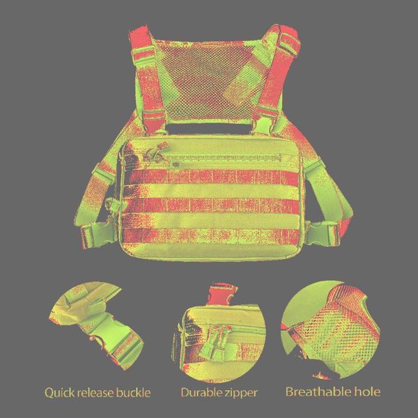 stuff sacks chest bag molle military combat front pack vest hip hop backpack detachable strap zipper pockets outdoor hunting bags
stuff sacks chest bag molle military combat front pack vest hip hop backpack detachable strap zipper pockets outdoor hunting bags