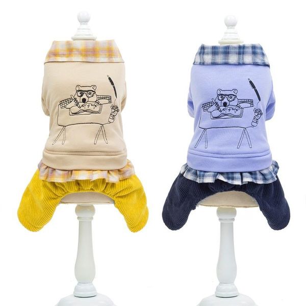 dog apparel autumn and winter pet cotton clothes teddy bichon's four-legged small warm bear cub
dog apparel autumn and winter pet cotton clothes teddy bichon's four-legged small warm bear cub