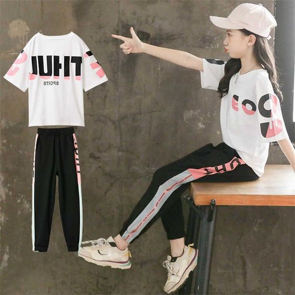 girls t-shirt + pants sets kids teenagers spring autumn elegant tracksuits comfortable children clothing spo, White
girls t-shirt + pants sets kids teenagers spring autumn elegant tracksuits comfortable children clothing spo, White
