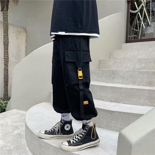 men's casual cargo pants 2021 woman sport oversize trousers solid color male clothing, Black
men's casual cargo pants 2021 woman sport oversize trousers solid color male clothing, Black