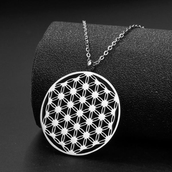 pendant necklaces 316 stainless steel flower of life necklace hollow round healing chakra orgone lucky chain amulet jewelry gift, Silver
pendant necklaces 316 stainless steel flower of life necklace hollow round healing chakra orgone lucky chain amulet jewelry gift, Silver