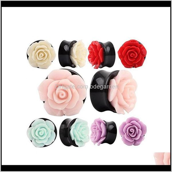 plugs tunnels 2pcs beautiful rose flower acrylic plug tunnel shellhard gauge ear gauges expander body piercing jewelry for women bijou mdoss, Silver
plugs tunnels 2pcs beautiful rose flower acrylic plug tunnel shellhard gauge ear gauges expander body piercing jewelry for women bijou mdoss, Silver