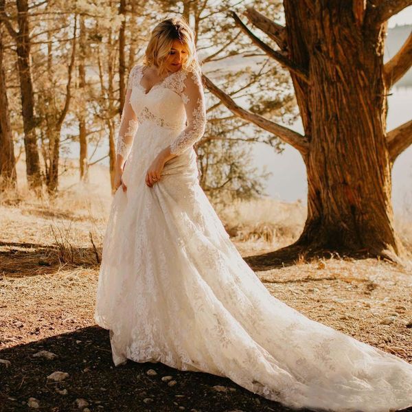 plus size lace country wedding dresses 2021 new court train beaded v-neck 3/4 long seeve a-line bridal gowns vestido de novia w202, White
plus size lace country wedding dresses 2021 new court train beaded v-neck 3/4 long seeve a-line bridal gowns vestido de novia w202, White