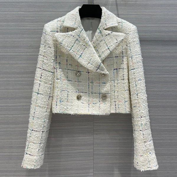 women's jackets fashion square plaid extra-short tweed jacket women lapel long sleeve double breasted temperament coat lady 202, Black;brown
women's jackets fashion square plaid extra-short tweed jacket women lapel long sleeve double breasted temperament coat lady 202, Black;brown