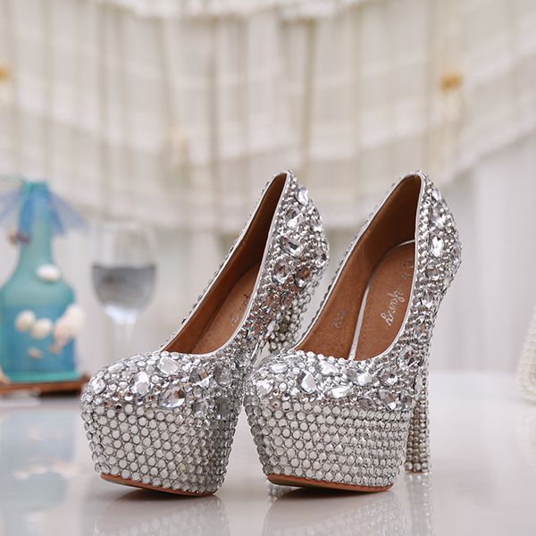 silver rhinestone graduation party prom shoes lady farewell ceremony high heels gorgeous design wedding pumps size 44 45, Black
silver rhinestone graduation party prom shoes lady farewell ceremony high heels gorgeous design wedding pumps size 44 45, Black