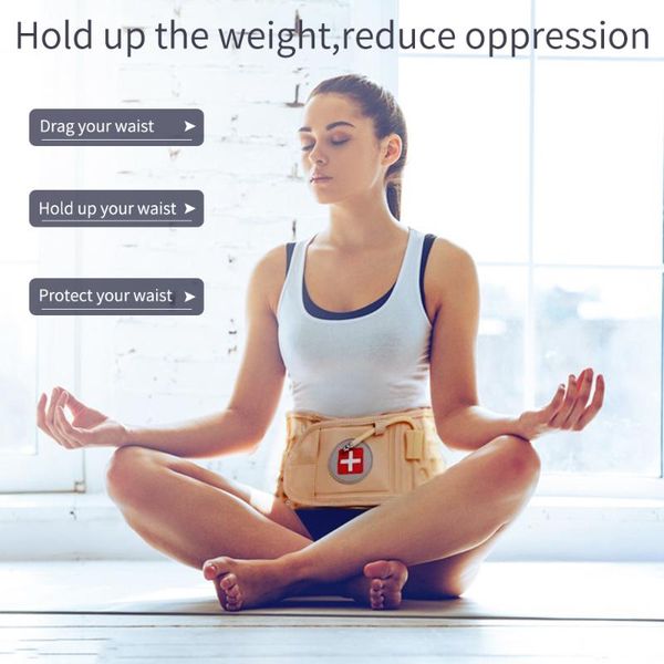 1set waist air traction brace belt spinal lumbar decompression support back relief backache pain massager physiotherapy, Black;gray
1set waist air traction brace belt spinal lumbar decompression support back relief backache pain massager physiotherapy, Black;gray