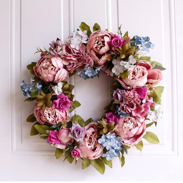 decorative flowers & wreaths artificial wreath door pendant decoration hanging for wall peony fake flower fall rattan decor
decorative flowers & wreaths artificial wreath door pendant decoration hanging for wall peony fake flower fall rattan decor
