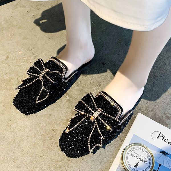 slippers lucyever fashion rhinestone bowtie mules shoes women summer comfortable flat slides woman square toe crystal luxury 3xjq, Black
slippers lucyever fashion rhinestone bowtie mules shoes women summer comfortable flat slides woman square toe crystal luxury 3xjq, Black