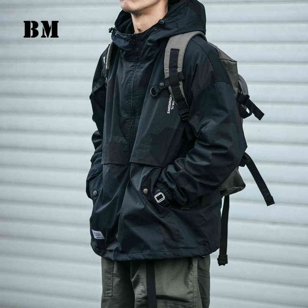 men's jackets japanese streetwear camouflage tooling hoodie harajuku jacket men clothing 2021 spring military outerwe, Black;brown
men's jackets japanese streetwear camouflage tooling hoodie harajuku jacket men clothing 2021 spring military outerwe, Black;brown