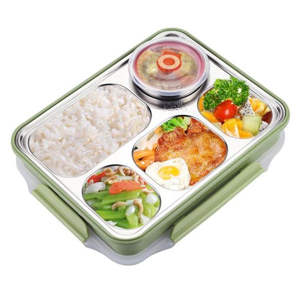 compartments lunch box stainless steel leak-proof large bento boxes soup container school dinnerware sets
compartments lunch box stainless steel leak-proof large bento boxes soup container school dinnerware sets