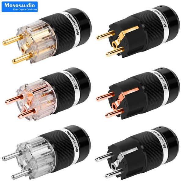 smart power plugs monosaudio high end eu pure copper ac plug schuko electric outlet connector ac250v 16a screw lock for hifi audio cab
smart power plugs monosaudio high end eu pure copper ac plug schuko electric outlet connector ac250v 16a screw lock for hifi audio cab