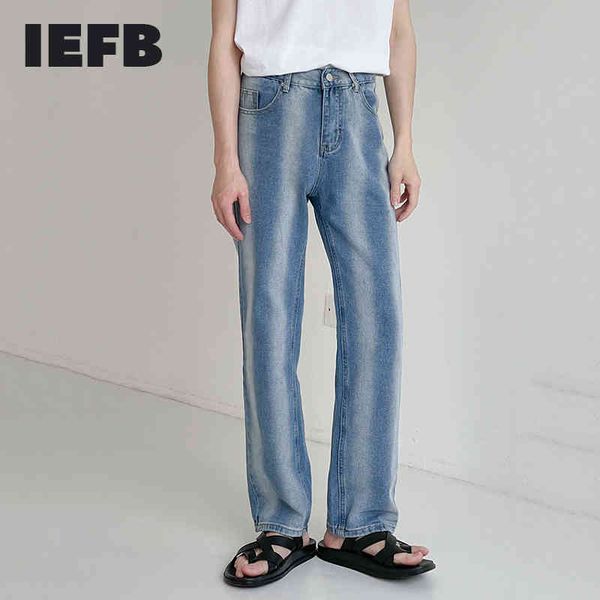 iefb korean streetwear fashion blue jeans men's trendy handsome gradient straight pants loose spring and autumn denim trousers 210524
iefb korean streetwear fashion blue jeans men's trendy handsome gradient straight pants loose spring and autumn denim trousers 210524