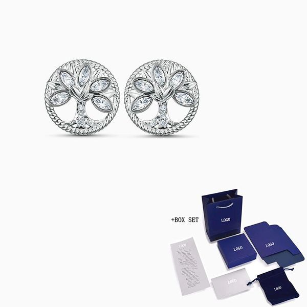 stud 2021 fashion swa symbolic tree of life pierced earrings round platinum women's romantic jewelry gift, Golden;silver
stud 2021 fashion swa symbolic tree of life pierced earrings round platinum women's romantic jewelry gift, Golden;silver