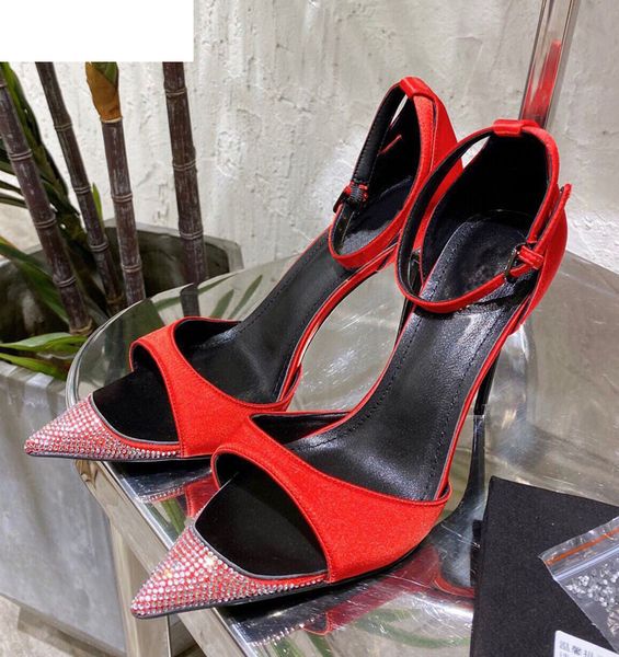 sandals runway thin high heel crystal women silk satin peep toe ankle strap sandalias summer party wedding shoes stilettos 0y, Black
sandals runway thin high heel crystal women silk satin peep toe ankle strap sandalias summer party wedding shoes stilettos 0y, Black