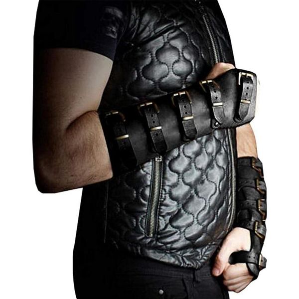 wrist support medieval retro arm guards men's faux leather wide bracers soldier fight combat cosplay gloves for party armor protective, Black;red
wrist support medieval retro arm guards men's faux leather wide bracers soldier fight combat cosplay gloves for party armor protective, Black;red