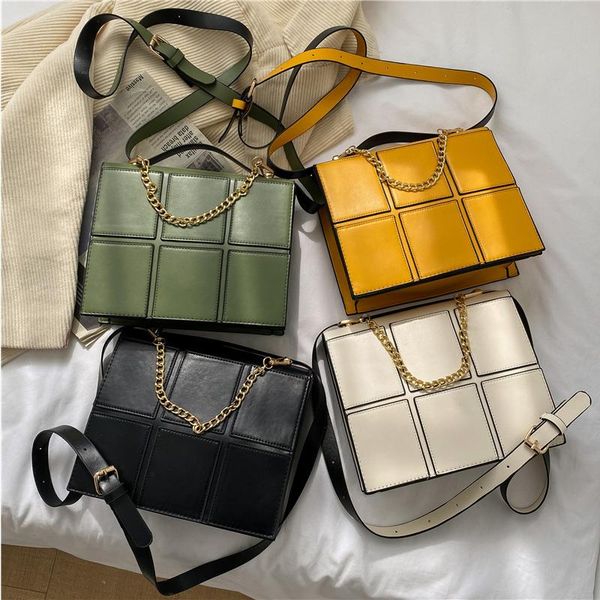 shoulder bag for women leather solid plaid thread crossbody casual wild small chain handbag sac a main fashion bolsos x277h cross body
shoulder bag for women leather solid plaid thread crossbody casual wild small chain handbag sac a main fashion bolsos x277h cross body