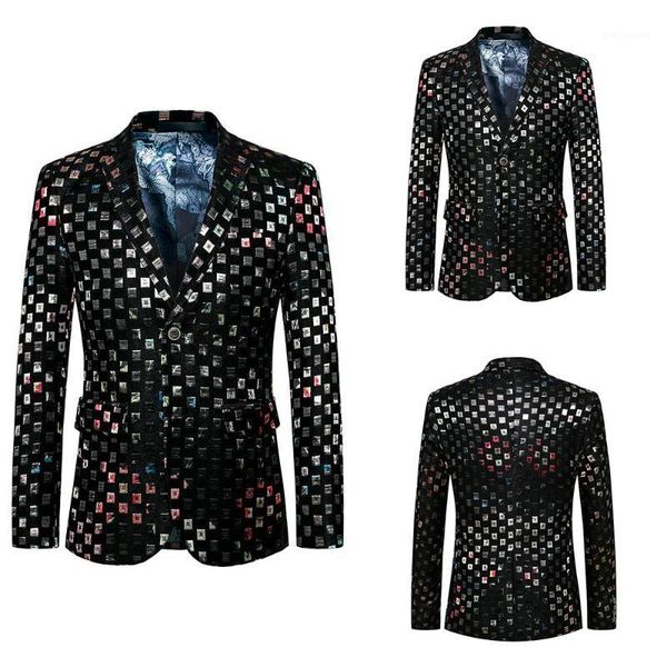 men's suits & blazers 2021 brand casual fashion men blazer suit jacket slim fit male host singer costume mens masculino, White;black
men's suits & blazers 2021 brand casual fashion men blazer suit jacket slim fit male host singer costume mens masculino, White;black