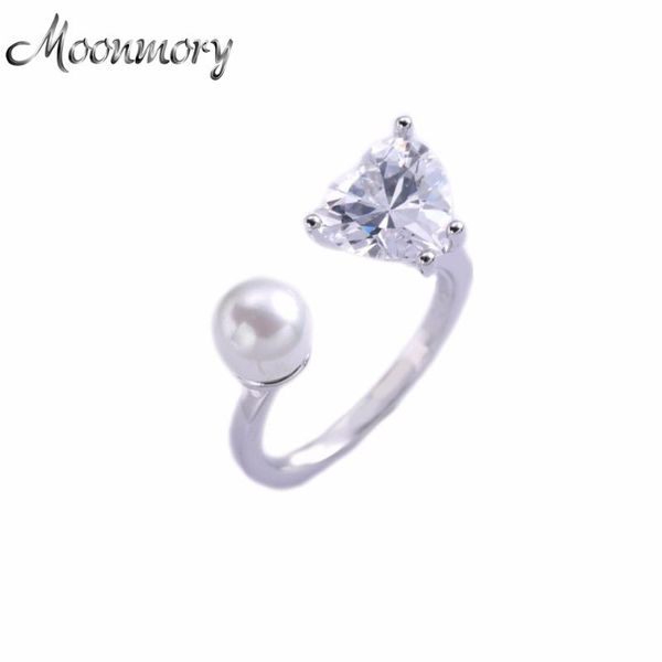 cluster rings moonmory authentic 925 sterling silver ring with white pearl and clear crystal for women wedding engagement jewelry, Golden;silver
cluster rings moonmory authentic 925 sterling silver ring with white pearl and clear crystal for women wedding engagement jewelry, Golden;silver
