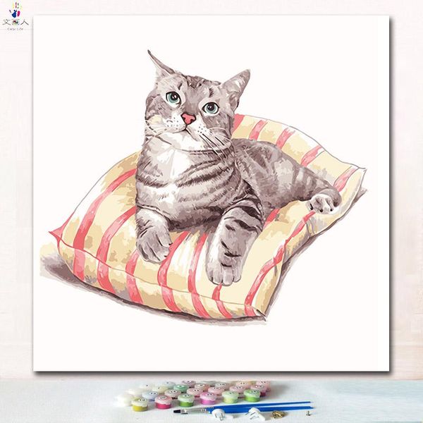 paintings by numbers diy cut cat on the pillow paints pictures canvas animals cats for hoom room wall decor
paintings by numbers diy cut cat on the pillow paints pictures canvas animals cats for hoom room wall decor