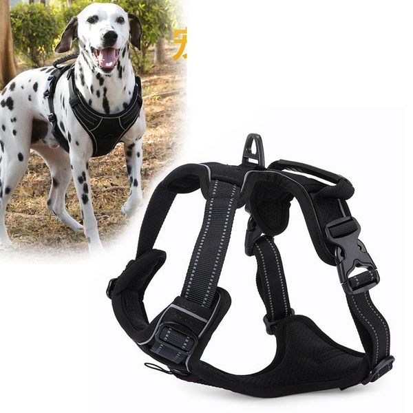 dog collars & leashes reflective pet harness jacket adjustable vest chest strap with handle for small medium large dogs supplies accessory
dog collars & leashes reflective pet harness jacket adjustable vest chest strap with handle for small medium large dogs supplies accessory
